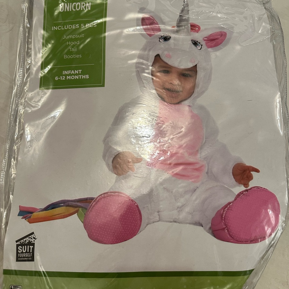 Unicorn infant costume 6-12 months